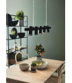 Plafonnier TORINO Noir 5 ampoules