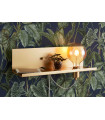 MULTI golden wall light 1 bulb