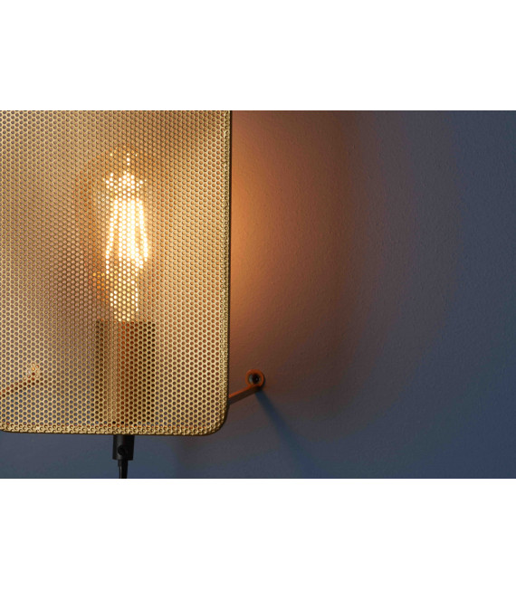 MESH golden wall light 1 bulb
