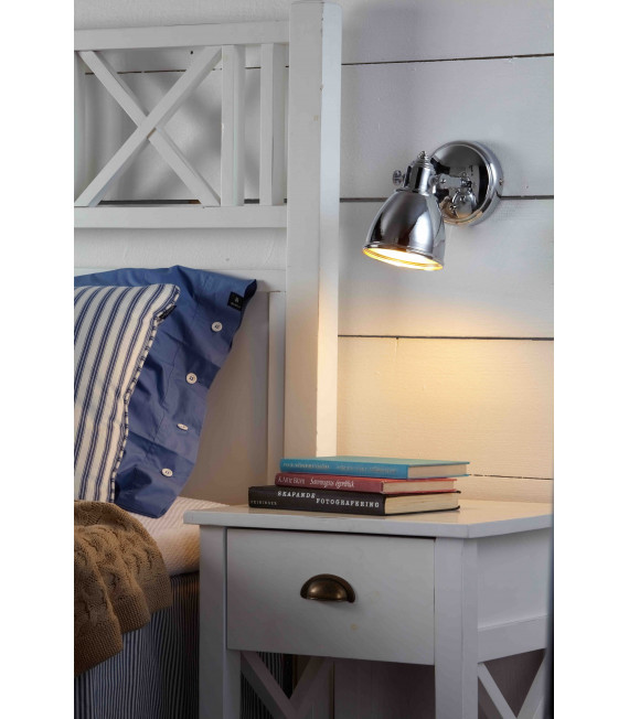FJÄLLBACKA aplique de pared cromado 1 bombilla