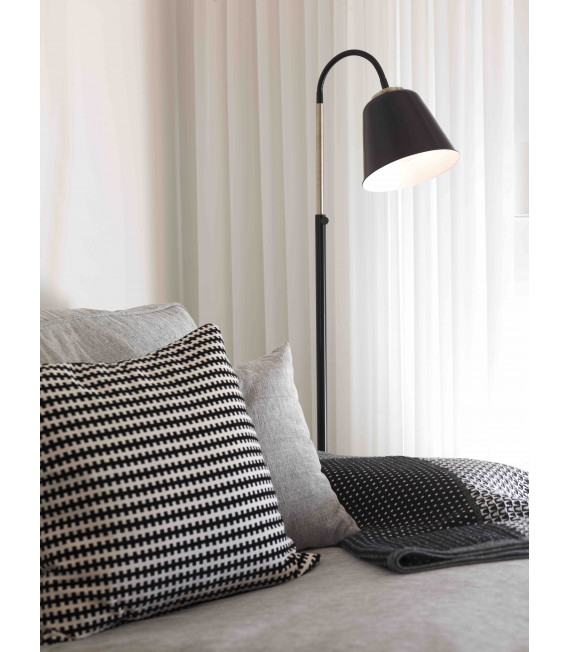 KOLDING floor lamp black 1 bulb