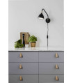 VALENCIA wall light black 1 bulb
