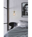 DISC ceiling light brass 1 bulb