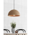 Plafonnier CORK Noir 1 ampoule