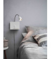 LOGI white wall light 1 bulb