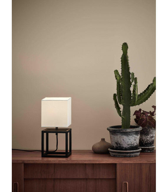 Lámpara de mesa CUBE Negro 1 bombilla