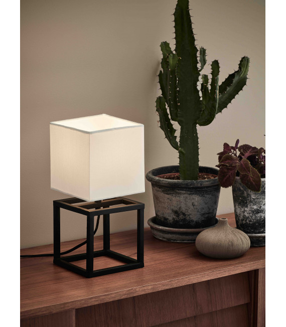 Table lamp CUBE Black 1 bulb