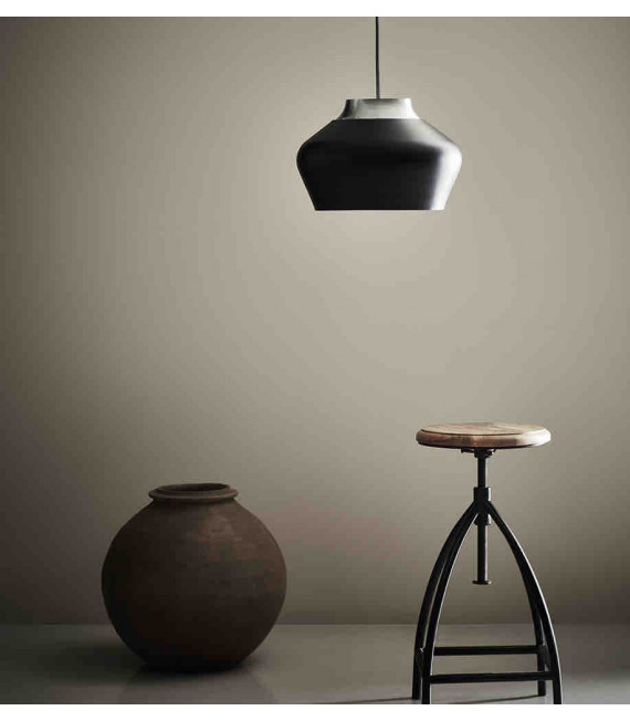 Lampada da soffitto KOM in acciaio 1 lampadina