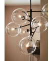 Plafonnier ANDREW Noir 6 ampoules