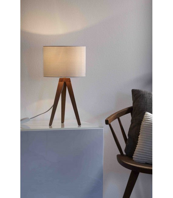 Lampe de table KULLEN Chêne 1 ampoule