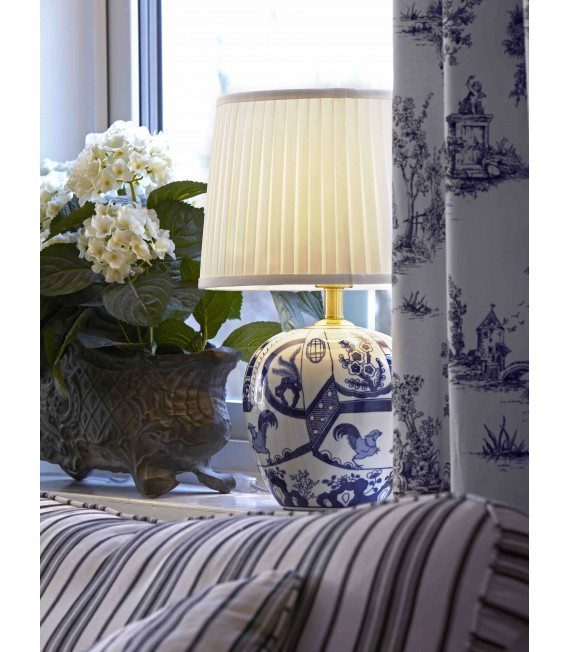 GÖTEBORG table lamp blue 1 bulb