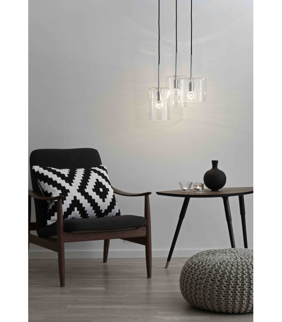 Plafonnier ROCKFORD chromé 3 ampoules
