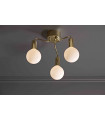 HISTORY Ceiling light brass 3 bulbs