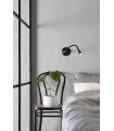 SNAKE black wall light 1 bulb