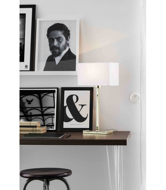 Lámpara de mesa SAVOY Latón 1 bombilla