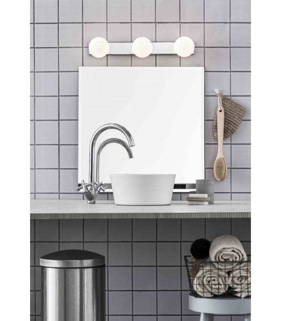 Bathroom wall light MINI chrome 3 bulbs
