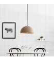 Plafonnier CORK Noir 1 ampoule
