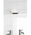 Chrome METZ bathroom wall light