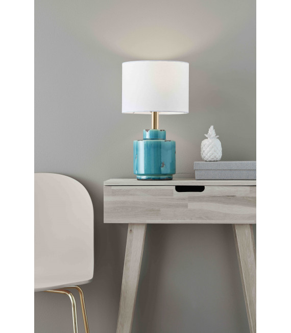 Lampe de table COUS bleue 1 ampoule