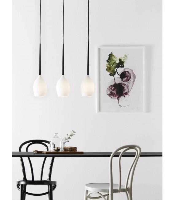 Plafonnier SALUT Noir 3 ampoules