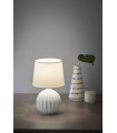 Lampe de table MELANIE blanche 1 ampoule