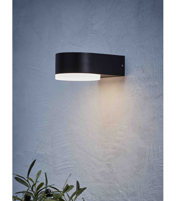 Applique murale de jardin MONZA Noire