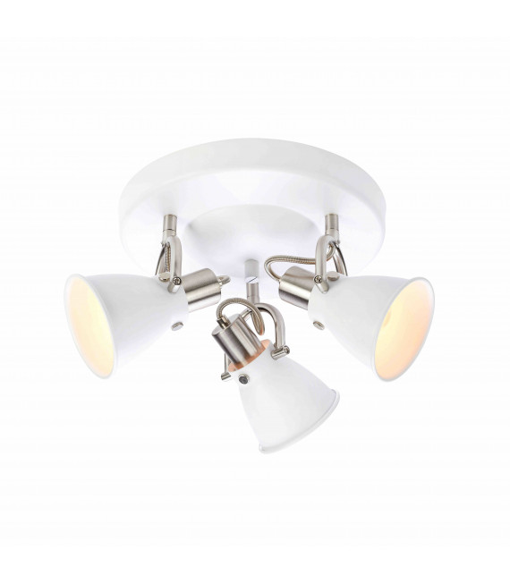 Plafonnier ALTON Blanc 3 ampoules