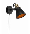ALTON Black wall light 1 bulb