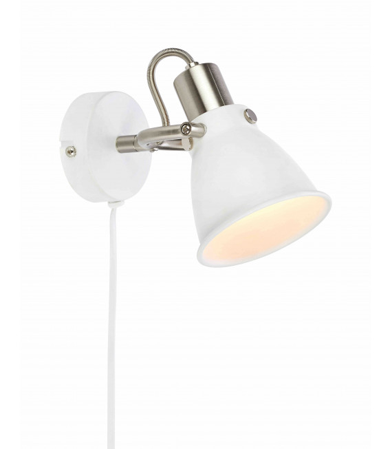 ALTON aplique blanco 1 bombilla