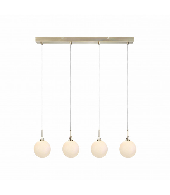 Plafonnier QUATTRO XL antique 4 ampoules