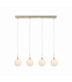 Plafonnier QUATTRO XL antique 4 ampoules