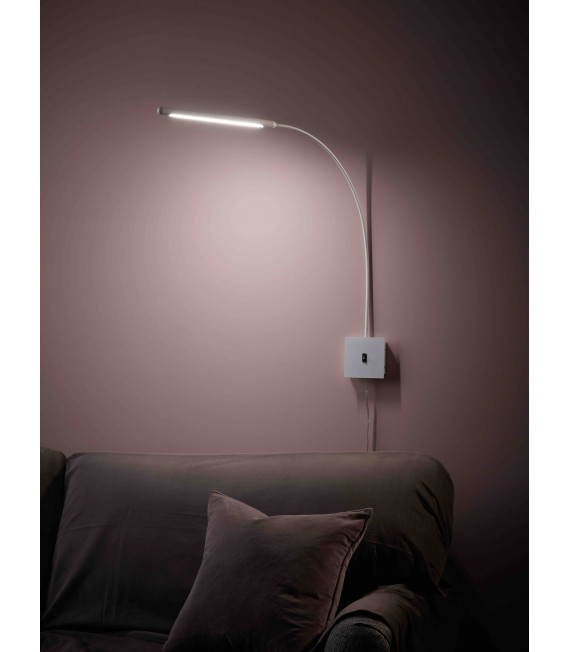 ANTENNA white wall light 1 bulb