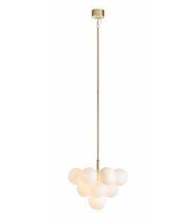 MERLOT Lampada da soffitto dorata 13 lampadine