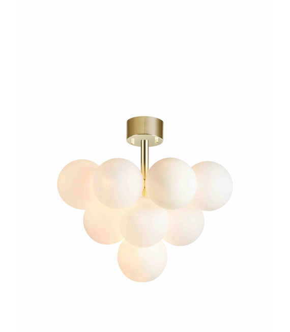 MERLOT Lampada da soffitto in ottone 13 lampadine