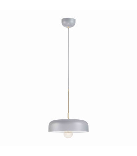 Lampada da soffitto CAEN in ottone spazzolato 1 lampadina