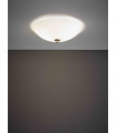 POLAR ceiling light in steel 2 bulbs