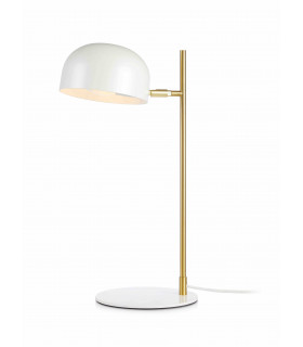 Table lamp POSE Brushed brass 1 bulb