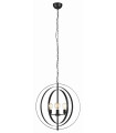 ORBIT Ceiling Light Black 3 bulbs