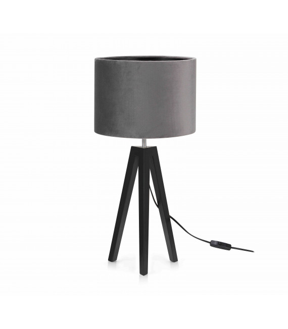Lampada da tavolo LUNDEN nera 1 lampadina