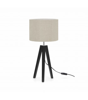 Lampe de table LUNDEN Noire 1 ampoule