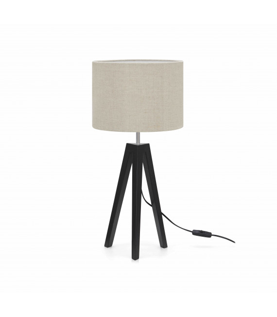 Table lamp LUNDEN Black 1 bulb