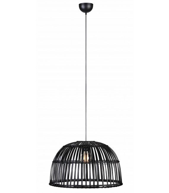 COTTAGE Plafón negro 1 bombilla