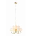 BIANCO Golden ceiling lamp 9 bulbs