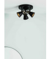 Plafonnier ALTON Noir 3 ampoules