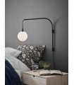 Applique murale BUDDY Noire 1 ampoule