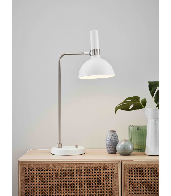 LARRY Tischlampe aus Stahl 1 Glühbirne