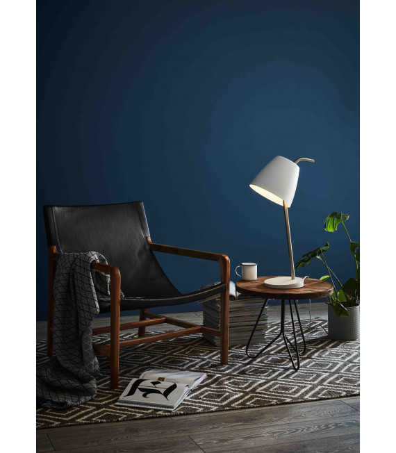 Lampe de table SPIN en acier 1 ampoule