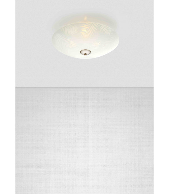 Plafonnier BLAD 35 en acier 2 ampoules