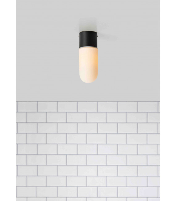Bathroom ceiling light ZEN Black 1 bulb