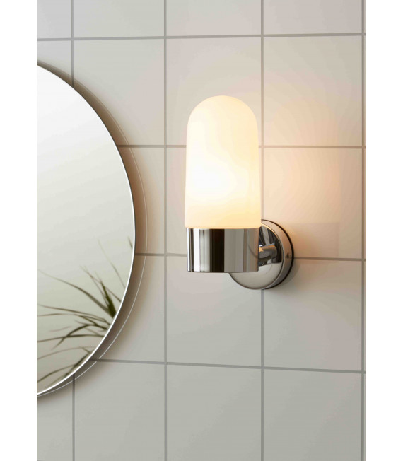 Applique murale de salle de bains ZEN chromée 1 ampoule